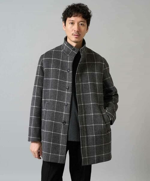 a.v.v / アー・ヴェ・ヴェ その他アウター | ウールライトビーバーチェックスタンドカラージャケット | 詳細7