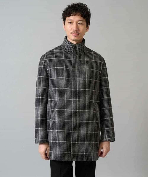 a.v.v / アー・ヴェ・ヴェ その他アウター | ウールライトビーバーチェックスタンドカラージャケット | 詳細9