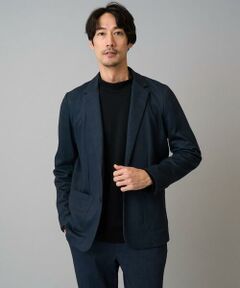 a.v.v / アー・ヴェ・ヴェ テーラードジャケット | 【イージーケア/ストレッチ】メランジポンチテーラードジャケット【洗濯機で洗える】通勤/ビジネス〈ON/OFF SERIES〉