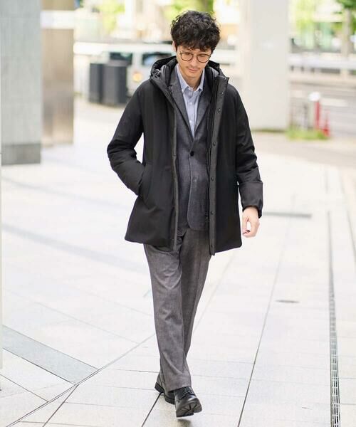 a.v.v / アー・ヴェ・ヴェ テーラードジャケット | 【イージーケア/ストレッチ】メランジポンチテーラードジャケット【洗濯機で洗える】通勤/ビジネス〈ON/OFF SERIES〉 | 詳細10