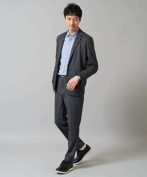 a.v.v / アー・ヴェ・ヴェ テーラードジャケット | 【イージーケア/ストレッチ】メランジポンチテーラードジャケット【洗濯機で洗える】通勤/ビジネス〈ON/OFF SERIES〉 | 詳細14