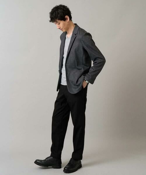 a.v.v / アー・ヴェ・ヴェ テーラードジャケット | 【イージーケア/ストレッチ】メランジポンチテーラードジャケット【洗濯機で洗える】通勤/ビジネス〈ON/OFF SERIES〉 | 詳細17