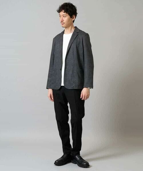 a.v.v / アー・ヴェ・ヴェ テーラードジャケット | 【イージーケア/ストレッチ】メランジポンチテーラードジャケット【洗濯機で洗える】通勤/ビジネス〈ON/OFF SERIES〉 | 詳細19