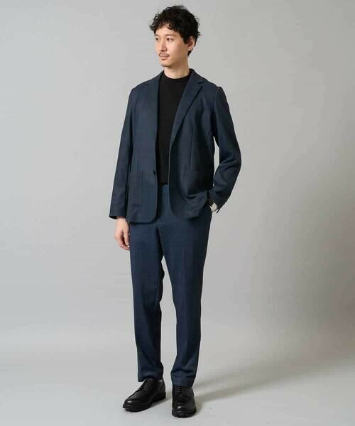 a.v.v / アー・ヴェ・ヴェ テーラードジャケット | 【イージーケア/ストレッチ】メランジポンチテーラードジャケット【洗濯機で洗える】通勤/ビジネス〈ON/OFF SERIES〉 | 詳細2