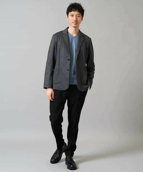 a.v.v / アー・ヴェ・ヴェ テーラードジャケット | 【イージーケア/ストレッチ】メランジポンチテーラードジャケット【洗濯機で洗える】通勤/ビジネス〈ON/OFF SERIES〉 | 詳細21