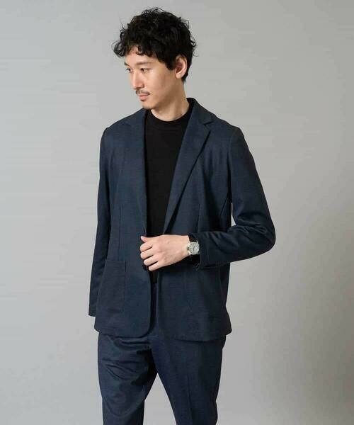 a.v.v / アー・ヴェ・ヴェ テーラードジャケット | 【イージーケア/ストレッチ】メランジポンチテーラードジャケット【洗濯機で洗える】通勤/ビジネス〈ON/OFF SERIES〉 | 詳細24