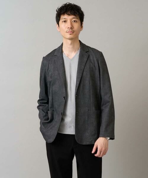 a.v.v / アー・ヴェ・ヴェ テーラードジャケット | 【イージーケア/ストレッチ】メランジポンチテーラードジャケット【洗濯機で洗える】通勤/ビジネス〈ON/OFF SERIES〉 | 詳細29