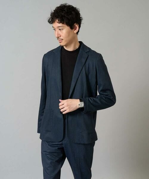 a.v.v / アー・ヴェ・ヴェ カットソー | 【イージーケア】ポンチモックネックスマートＴシャツ【毛玉になりにくい/洗濯機で洗える】〈ON/OFF SERIES〉 | 詳細14