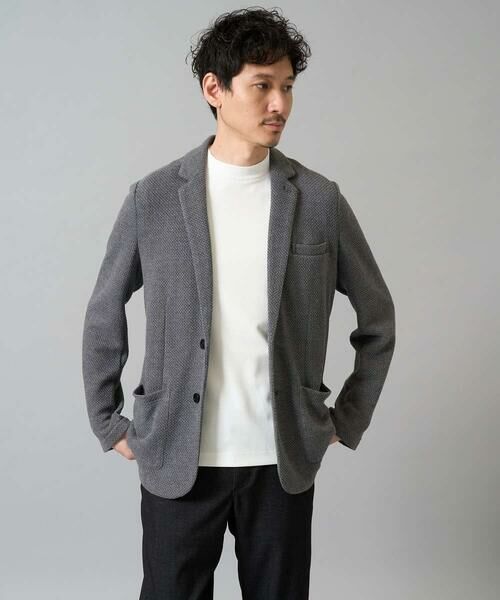 a.v.v / アー・ヴェ・ヴェ カットソー | 【イージーケア】ポンチモックネックスマートＴシャツ【毛玉になりにくい/洗濯機で洗える】〈ON/OFF SERIES〉 | 詳細18