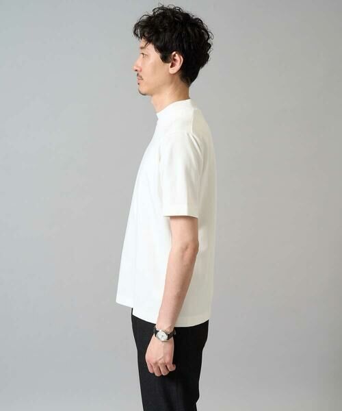 a.v.v / アー・ヴェ・ヴェ カットソー | 【イージーケア】ポンチモックネックスマートＴシャツ【毛玉になりにくい/洗濯機で洗える】〈ON/OFF SERIES〉 | 詳細23