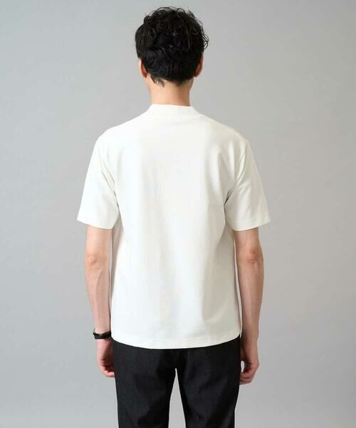 a.v.v / アー・ヴェ・ヴェ カットソー | 【イージーケア】ポンチモックネックスマートＴシャツ【毛玉になりにくい/洗濯機で洗える】〈ON/OFF SERIES〉 | 詳細24