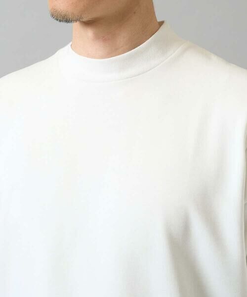 a.v.v / アー・ヴェ・ヴェ カットソー | 【イージーケア】ポンチモックネックスマートＴシャツ【毛玉になりにくい/洗濯機で洗える】〈ON/OFF SERIES〉 | 詳細25