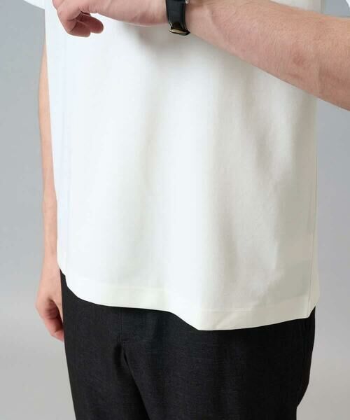 a.v.v / アー・ヴェ・ヴェ カットソー | 【イージーケア】ポンチモックネックスマートＴシャツ【毛玉になりにくい/洗濯機で洗える】〈ON/OFF SERIES〉 | 詳細27