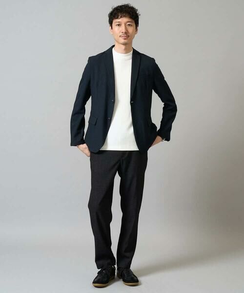 a.v.v / アー・ヴェ・ヴェ カットソー | 【イージーケア】ポンチモックネックスマートＴシャツ【毛玉になりにくい/洗濯機で洗える】〈ON/OFF SERIES〉 | 詳細7