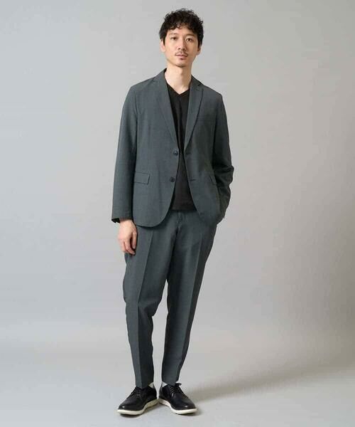 a.v.v / アー・ヴェ・ヴェ カットソー | 【イージーケア/毛玉になりにくい】ダイヤジャカードＶネックＴシャツ　通勤/ビジネス/ジャケット〈ON/OFF SERIES〉 | 詳細10