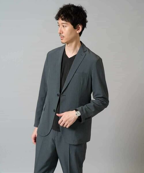 a.v.v / アー・ヴェ・ヴェ カットソー | 【イージーケア/毛玉になりにくい】ダイヤジャカードＶネックＴシャツ　通勤/ビジネス/ジャケット〈ON/OFF SERIES〉 | 詳細19