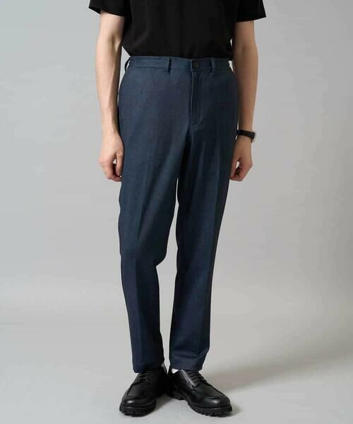 a.v.v / アー・ヴェ・ヴェ チノ・ワークパンツ | 【イージーケア/ストレッチ】メランジポンチスマートスラックス【洗濯機で洗える】通勤/ビジネス/ジャケット〈ON/OFF SERIES〉 | 詳細17