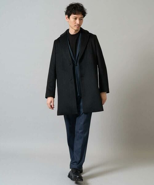 a.v.v / アー・ヴェ・ヴェ チノ・ワークパンツ | 【イージーケア/ストレッチ】メランジポンチスマートスラックス【洗濯機で洗える】通勤/ビジネス/ジャケット〈ON/OFF SERIES〉 | 詳細5