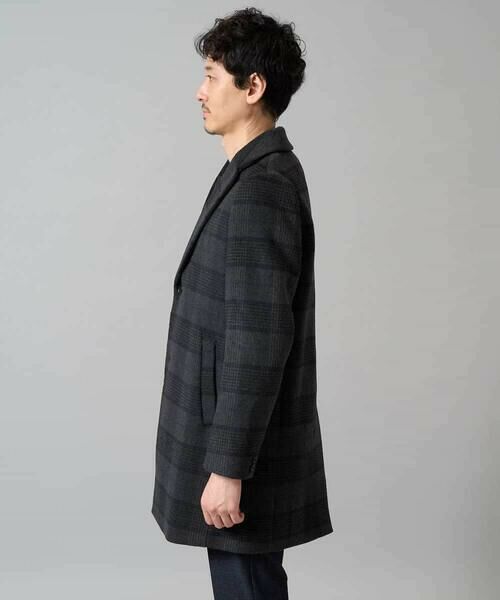 a.v.v / アー・ヴェ・ヴェ その他アウター | ウールライトビーバーチェックチェスターコート | 詳細15