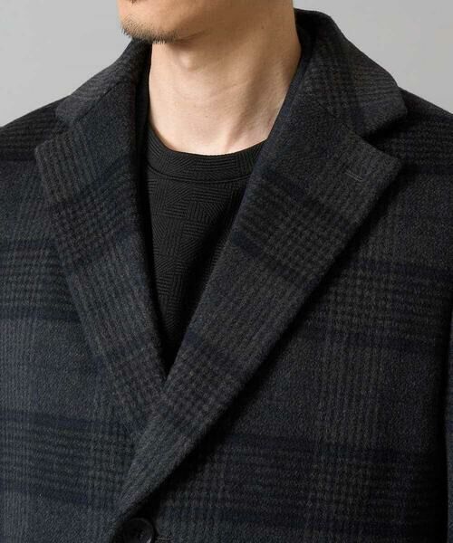 a.v.v / アー・ヴェ・ヴェ その他アウター | ウールライトビーバーチェックチェスターコート | 詳細17