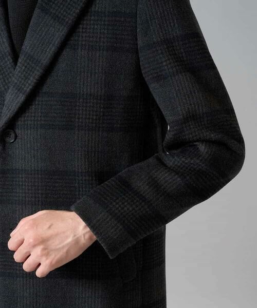 a.v.v / アー・ヴェ・ヴェ その他アウター | ウールライトビーバーチェックチェスターコート | 詳細18