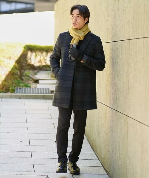 a.v.v / アー・ヴェ・ヴェ その他アウター | ウールライトビーバーチェックチェスターコート | 詳細23