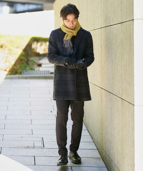 a.v.v / アー・ヴェ・ヴェ その他アウター | ウールライトビーバーチェックチェスターコート | 詳細25