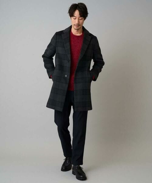a.v.v / アー・ヴェ・ヴェ その他アウター | ウールライトビーバーチェックチェスターコート | 詳細4