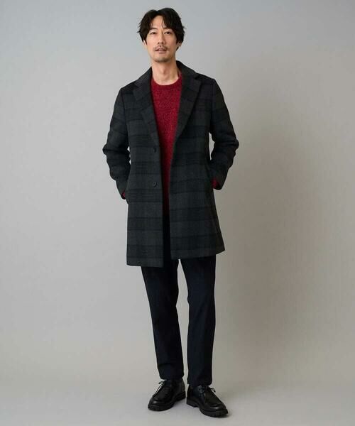 a.v.v / アー・ヴェ・ヴェ その他アウター | ウールライトビーバーチェックチェスターコート | 詳細6
