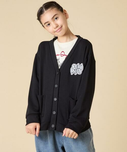 a.v.v / アー・ヴェ・ヴェ カーディガン・ボレロ | [130-160]ワンポイント刺繍カーディガン | 詳細11