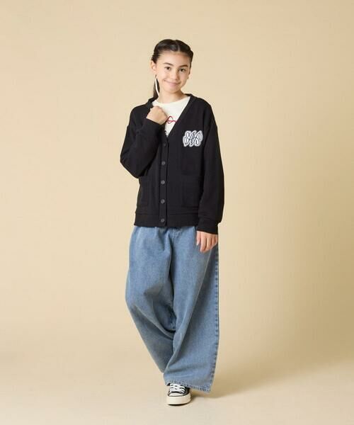 a.v.v / アー・ヴェ・ヴェ カーディガン・ボレロ | [130-160]ワンポイント刺繍カーディガン | 詳細15