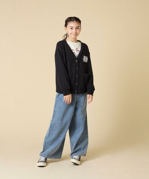 a.v.v / アー・ヴェ・ヴェ カーディガン・ボレロ | [130-160]ワンポイント刺繍カーディガン | 詳細16