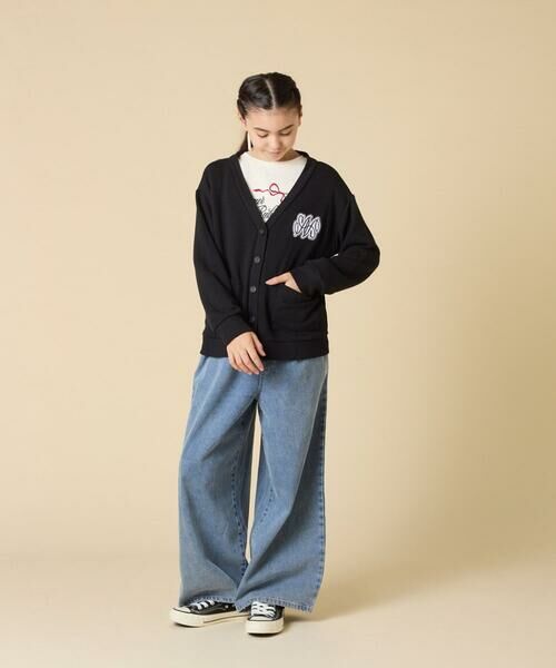 a.v.v / アー・ヴェ・ヴェ カーディガン・ボレロ | [130-160]ワンポイント刺繍カーディガン | 詳細17