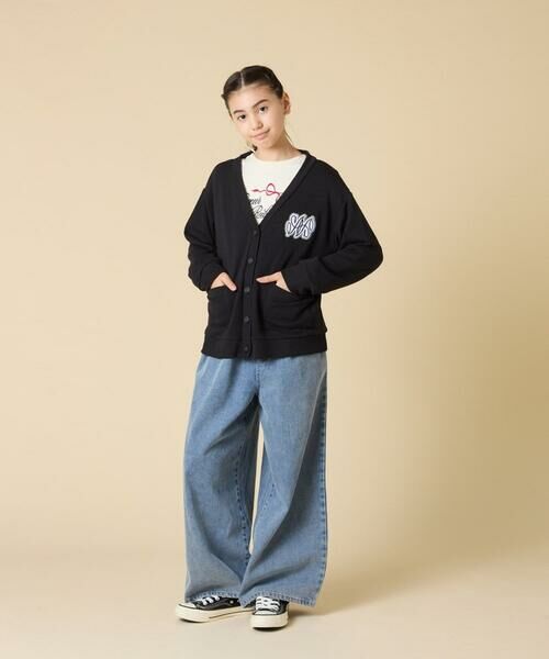 a.v.v / アー・ヴェ・ヴェ カーディガン・ボレロ | [130-160]ワンポイント刺繍カーディガン | 詳細18