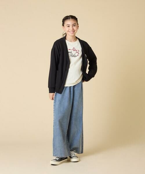 a.v.v / アー・ヴェ・ヴェ カーディガン・ボレロ | [130-160]ワンポイント刺繍カーディガン | 詳細20