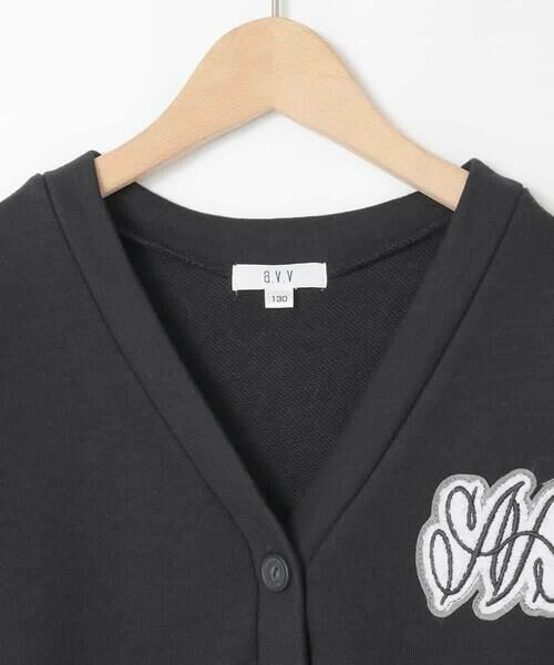 a.v.v / アー・ヴェ・ヴェ カーディガン・ボレロ | [130-160]ワンポイント刺繍カーディガン | 詳細24