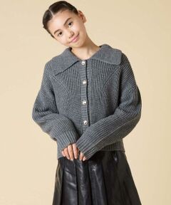 a.v.v / アー・ヴェ・ヴェ カーディガン・ボレロ | [130-160]襟付きカーディガン