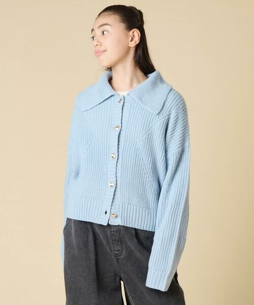 a.v.v / アー・ヴェ・ヴェ カーディガン・ボレロ | [130-160]襟付きカーディガン | 詳細2