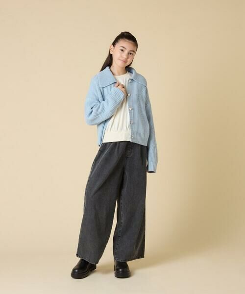 a.v.v / アー・ヴェ・ヴェ カーディガン・ボレロ | [130-160]襟付きカーディガン | 詳細6