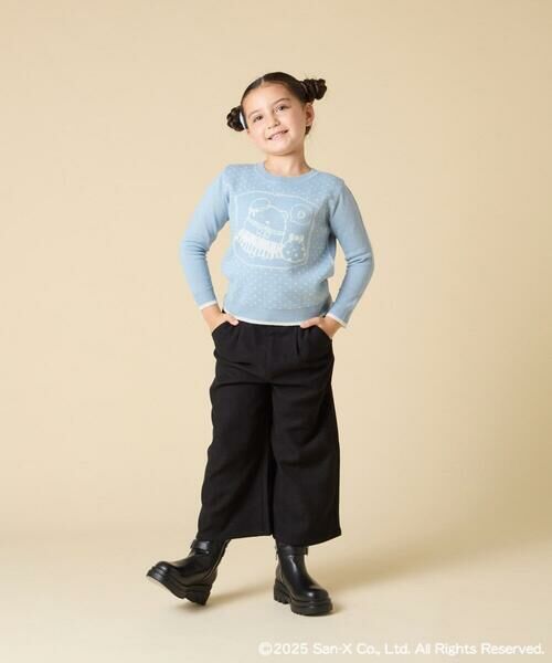 a.v.v / アー・ヴェ・ヴェ ニット・セーター | [100-140]【a.v.v限定デザイン/しろくまとふろしきアート】すみっコぐらしジャカードニット | 詳細6