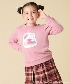 a.v.v / アー・ヴェ・ヴェ カットソー | [100-140]【a.v.v限定デザイン/アートが変わるスパンコール/しろくまとねこ/とかげとぺんぎん】すみっコぐらしスパンコールトレーナー