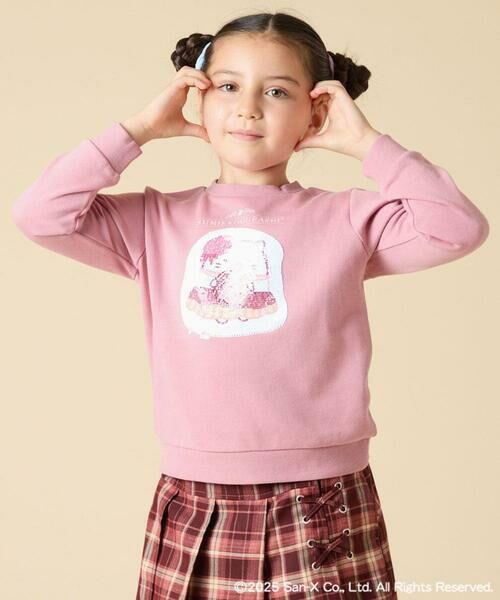 a.v.v / アー・ヴェ・ヴェ カットソー | [100-140]【a.v.v限定デザイン/アートが変わるスパンコール/しろくまとねこ/とかげとぺんぎん】すみっコぐらしスパンコールトレーナー | 詳細3