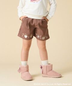 a.v.v / アー・ヴェ・ヴェ その他パンツ | [100-140]【a.v.v限定デザイン/刺繍のアート/後ろゴムで楽ちん】すみっコぐらし刺繍キュロット