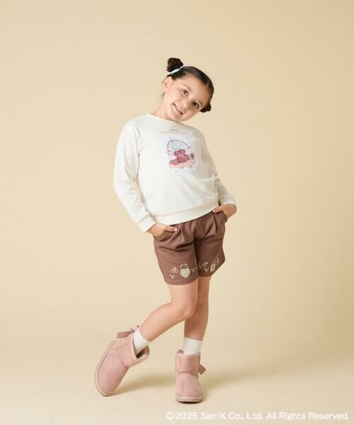 a.v.v / アー・ヴェ・ヴェ その他パンツ | [100-140]【a.v.v限定デザイン/刺繍のアート/後ろゴムで楽ちん】すみっコぐらし刺繍キュロット | 詳細10