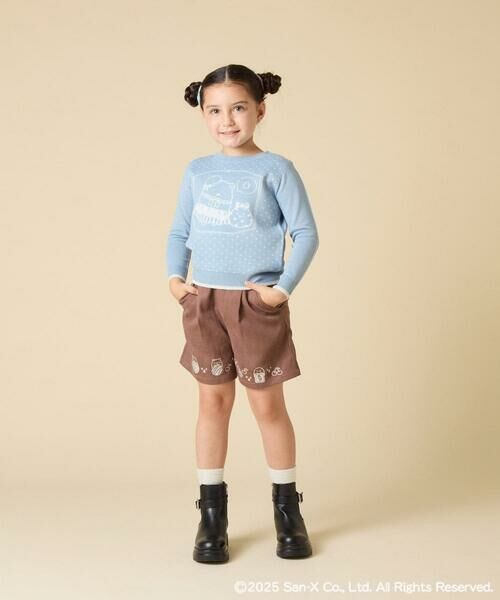 a.v.v / アー・ヴェ・ヴェ その他パンツ | [100-140]【a.v.v限定デザイン/刺繍のアート/後ろゴムで楽ちん】すみっコぐらし刺繍キュロット | 詳細14