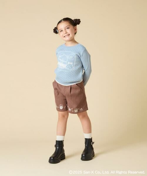 a.v.v / アー・ヴェ・ヴェ その他パンツ | [100-140]【a.v.v限定デザイン/刺繍のアート/後ろゴムで楽ちん】すみっコぐらし刺繍キュロット | 詳細17