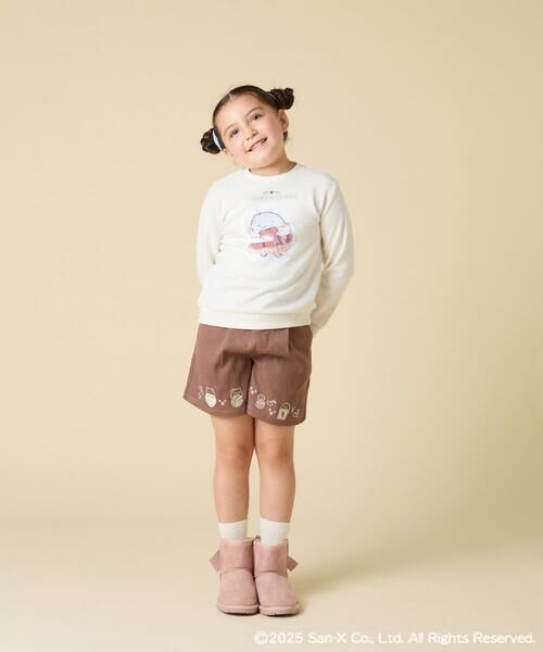 a.v.v / アー・ヴェ・ヴェ その他パンツ | [100-140]【a.v.v限定デザイン/刺繍のアート/後ろゴムで楽ちん】すみっコぐらし刺繍キュロット | 詳細4