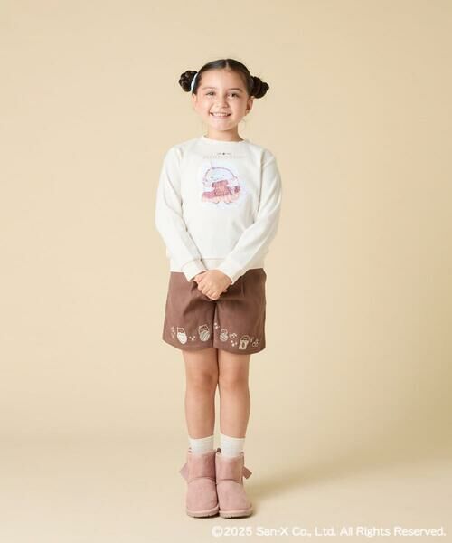 a.v.v / アー・ヴェ・ヴェ その他パンツ | [100-140]【a.v.v限定デザイン/刺繍のアート/後ろゴムで楽ちん】すみっコぐらし刺繍キュロット | 詳細7