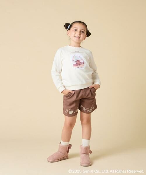 a.v.v / アー・ヴェ・ヴェ その他パンツ | [100-140]【a.v.v限定デザイン/刺繍のアート/後ろゴムで楽ちん】すみっコぐらし刺繍キュロット | 詳細9