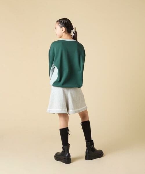 a.v.v / アー・ヴェ・ヴェ セットアップ | [130-160]【大人気！/ハーフジップトップス/プリーツキュロット】切り替えトレーナーセットアップ | 詳細19